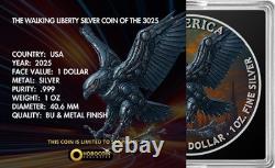 1 oz Silver Coin 2025 US Eagle Walking Liberty Year 3025 Edition Mintage 500