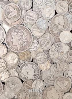 1oz of Early Pre 1948 90% Silver US Coins Walkers/Mercs/Barbers/ and More