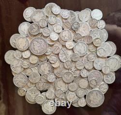 1oz of Early Pre 1948 90% Silver US Coins Walkers/Mercs/Barbers/ and More