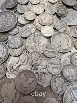 1oz of Early Pre 1948 90% Silver US Coins Walkers/Mercs/Barbers/ and More
