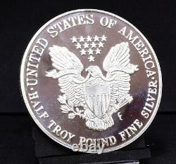 2000 Silver Proof Walking Liberty Half Troy Pound American Historic Society