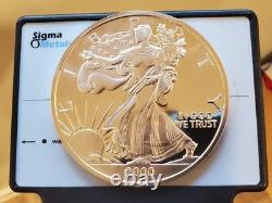 2000 Walking Liberty Eagle 6 oz. 999 Fine Silver Round Coin Half Pound 1/2