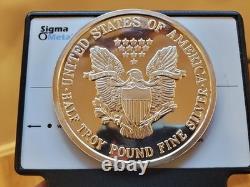 2000 Walking Liberty Eagle 6 oz. 999 Fine Silver Round Coin Half Pound 1/2