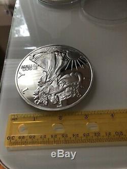 2000 Walking Liberty Eagle One Half Pound 6 Oz troy 999 Fine Silver Round Coin