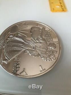 2000 Walking Liberty Eagle One Half Pound 6 Oz troy 999 Fine Silver Round Coin