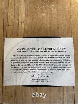 2005 American Silver Eagle Walking Lady Liberty One Dollar Coin