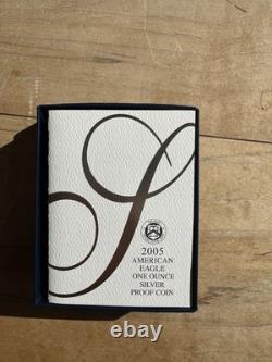 2005 American Silver Eagle Walking Lady Liberty One Dollar Coin