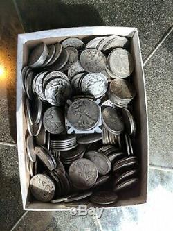 200 Walking Liberty Coins 90% Silver Half Dollar Coins HUGE ESTATE SALE