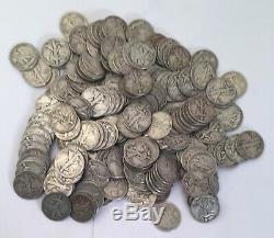 200 Walking Liberty Half Dollars Mixed Dates and Mints ($100 face value)
