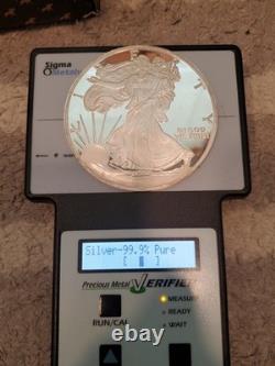 2010 Walking Liberty Eagle 4 oz. 999 Fine Silver Round Coin Quarter Pound