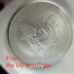 2012 USA BU American $1 Silver Eagle 1 Oz Walking Liberty US Mint Dollar