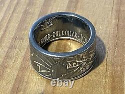 2020 Silver American Eagle Coin Ring 1 oz. 999 Size Silver Walking Liberty US