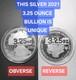 2021 Silver Walking Liberty Eagle 1/4 Lb Round Johnson Mathey