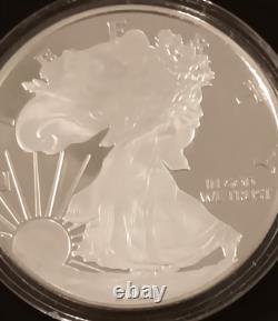 2021 Silver Walking Liberty Eagle Quarter Lb Giant Round Johnson Matthey