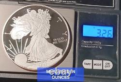 2021 Silver Walking Liberty Eagle Quarter Lb Giant Round Johnson Matthey