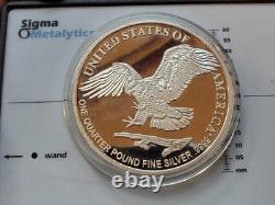 2023 Giant Walking Liberty Eagle 3 oz. 999 Fine Silver Round Coin Quarter Pound