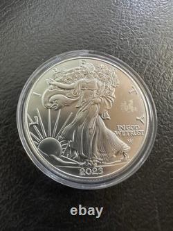 2023 Walking Liberty Silver Dollar. 1 o/z Of. 999 Fine Silver Uncirculated