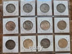20 UNC and CIRC Walking Liberty Half Dollars, 1917-1946, Some Show Stealers