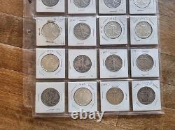 20 UNC and CIRC Walking Liberty Half Dollars, 1917-1946, Some Show Stealers