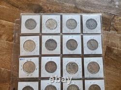 20 UNC and CIRC Walking Liberty Half Dollars, 1917-1946, Some Show Stealers