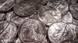 (20) Walking Liberty Half Dollar Roll AU About Uncirculated Silver Coin Lot MQ