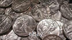 (20) Walking Liberty Silver Half Dollar Roll AU About Uncirculated Coin Lot