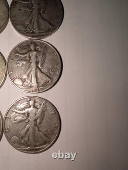 20x 90% Silver Half Dollars Walking Liberty, Franklin, Kennedy, Barber 7.1 T 20x 90% Silver Half Dollars Walking Liberty, Franklin, Kennedy, Barber 7.1 T