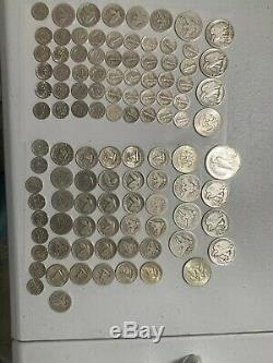 $22.00 Value Junk Silver Great Collection, Barbers, Walking Liberty, Standing