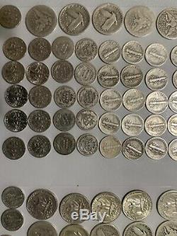 $22.00 Value Junk Silver Great Collection, Barbers, Walking Liberty, Standing