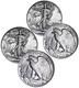 (2) Brilliant Au/uncirculated Walking Liberty Us Silver Half Dollar 90% Bu
