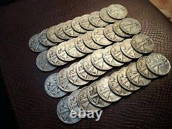 2 Rolls Of Walking Liberty 90% Silver Half Dollars (random Dates & Mint Marks)