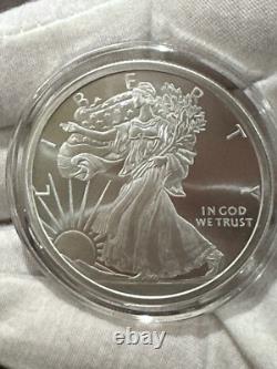 2 oz Walking Liberty. 999 Fine Silver Round in Capsule