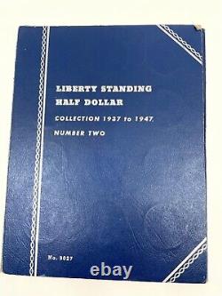 30 PC Complete Walking Liberty Silver Half Dollar Collection Blue Whitman Album