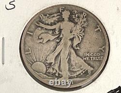 3- 1921 Walking Liberty Silver Half Dollars P, D, S