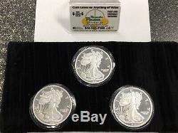 (3) 5 Troy oz. 999 US WALKING LIBERTY Silver Round (SilverTown) NICE