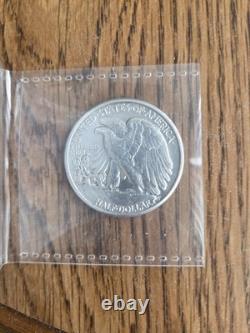 3 AU/BU Walking Liberty Silver Half Dollar 90% Silver 50c Coins 1941 1942 & 1943