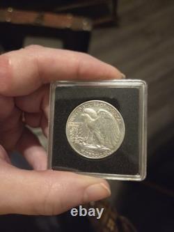 3 AU/BU Walking Liberty Silver Half Dollar 90% Silver 50c Coins 1941 1942 & 1943