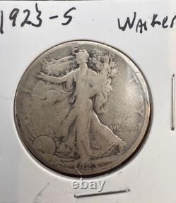 4-Coin Walking Liberty Halves 1923-S, 1936-S, 1943-S, 1944-S 90% Silver