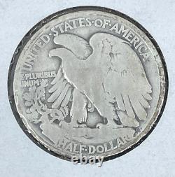 4- U. S. Walking Liberty Silver Half Dollars 1919 P, D 1921 P, S