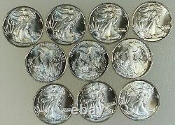 (50) 1/10 Ounce. 999 Silver BU Rounds Walking Liberty Type Fresh Sealed Roll
