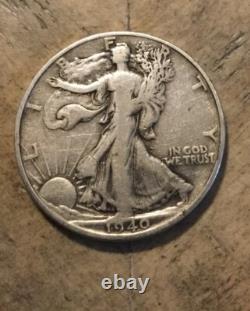 $5 Face 90% Silver Walking Liberty Half Dollars Full Dates (10 Coins)