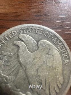 5 Walking Liberty Half Dollars 1917 1918-S 1943 1943-D 1945 90% Silver Lot
