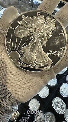 5 oz Large Walking Liberty. 999 FINE SILVER ROUND Mint Sealed HIGHLAND MINT