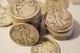 5x 90% Silver Walking Liberty Half Dollar Circulated One Bid = 5 Coins 1/4 Roll