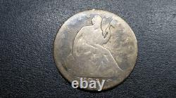 6 U. S Silver Half Dollars Lot. Seated, Barber, Walking Liberty, Franklin +