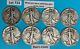 8 Different Silver Walking Liberty Half Dollars Denver Mint 1934-1946 #723
