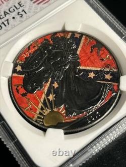 #8 RARE USA 1 oz History Event American SILVER EAGLE $1 Walking Liberty 2017 Rut
