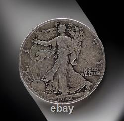 8 Walking Liberty Half Dollars 1940-47 P/D/S 90% Silver WWII Era Lot