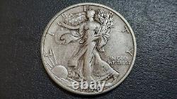 8 Walking Liberty Silver Half Dollars Lot. 33-s, 34-s, 35-d, 36-s, 37-d S +