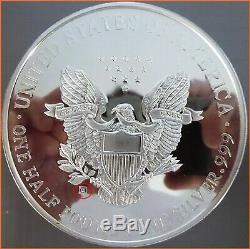 8 oz. 999 Silver WALKING LIBERTY 1992 IN CAPSULE WASHINGTON MINT ART 3176 (1)